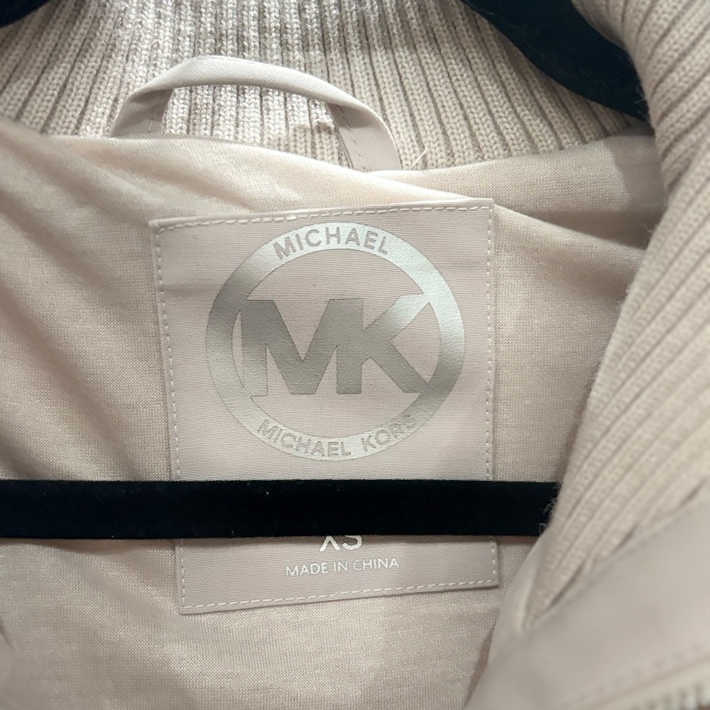 Michael Kors Champagne Sherpa Jacket - Picture 2 of 10